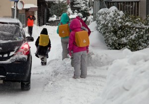 雪道　歩き方